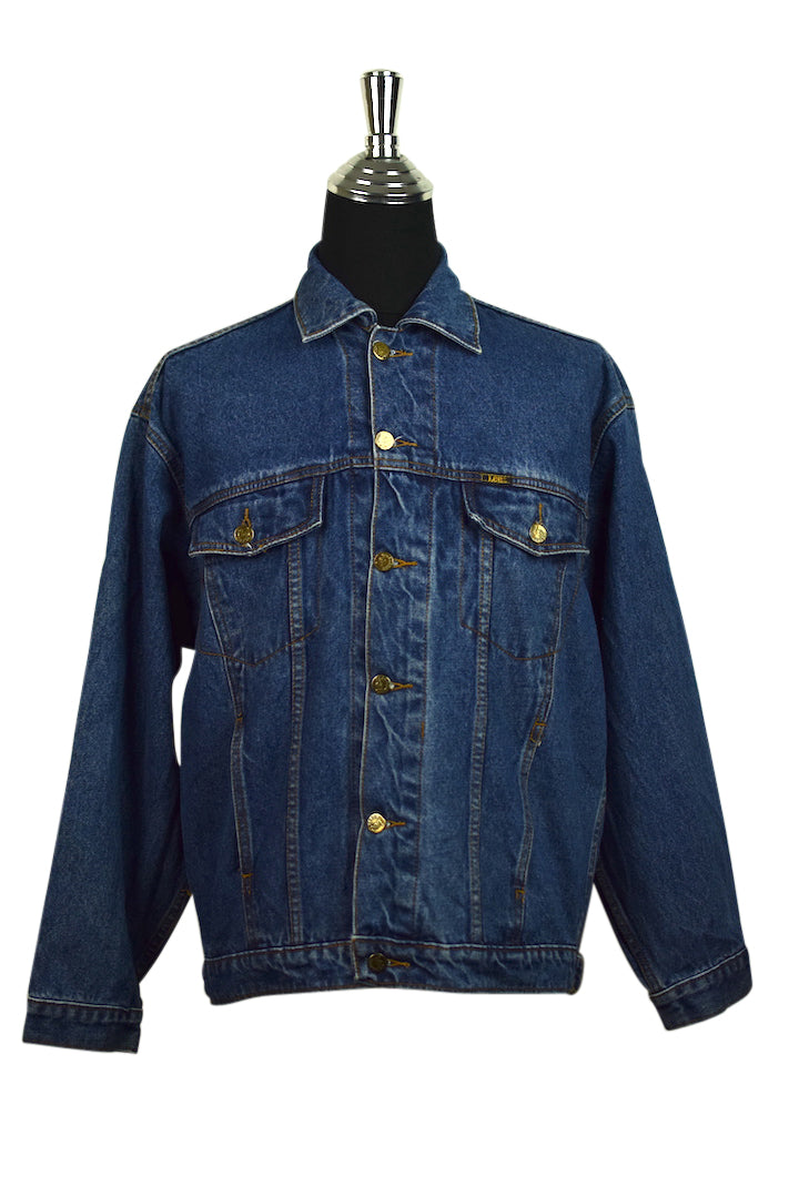 70s denim jacket used linen knit 70s Lee denim pants | Instagram